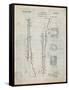 Semi Automatic Rifle Patent-Cole Borders-Framed Stretched Canvas