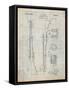 Semi Automatic Rifle Patent-Cole Borders-Framed Stretched Canvas