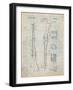 Semi Automatic Rifle Patent-Cole Borders-Framed Art Print