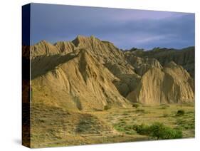 Semi Desert with Badlands, Border Area to Azerbaidjan, Vashlovani National Park, Georgia, May 2008-Popp-Stretched Canvas