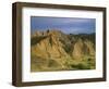 Semi Desert with Badlands, Border Area to Azerbaidjan, Vashlovani National Park, Georgia, May 2008-Popp-Framed Photographic Print