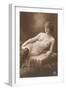 Semi-nude Woman with Dark Stockings and Pearls-null-Framed Art Print