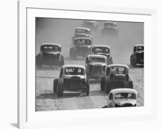 Semi Pro Stockcar Racing-Stan Wayman-Framed Photographic Print