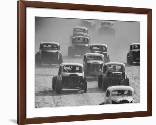 Semi Pro Stockcar Racing-Stan Wayman-Framed Photographic Print