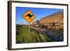 Semi Truck Speeding-null-Framed Photographic Print