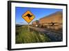 Semi Truck Speeding-null-Framed Photographic Print