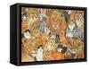 Semi Wild Cat Spread-Ditz-Framed Stretched Canvas