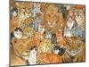 Semi Wild Cat Spread-Ditz-Mounted Giclee Print