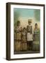 Seminole Indian Family, Florida-null-Framed Art Print