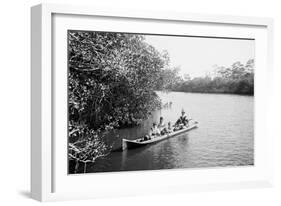 Seminole Indians, Everglades, Florida-null-Framed Art Print