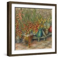 Seminyak Market-Wendy Wooden-Framed Giclee Print