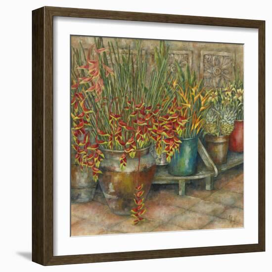 Seminyak Market-Wendy Wooden-Framed Giclee Print