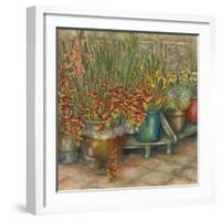 Seminyak Market-Wendy Wooden-Framed Giclee Print