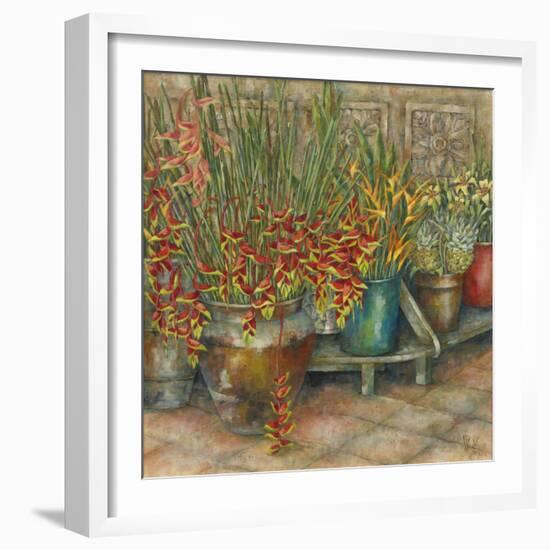 Seminyak Market-Wendy Wooden-Framed Giclee Print