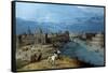 Semiramide Hunting the Lion at the Gates of Babylon-null-Framed Stretched Canvas