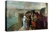 Semiramis Building Babylon, 1861-Edgar Degas-Stretched Canvas