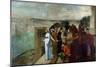 Semiramis Building Babylon, 1861-Edgar Degas-Mounted Giclee Print