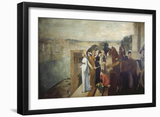 Semiramis Building Babylon, 1861-Edgar Degas-Framed Giclee Print