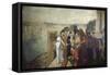 Semiramis Building Babylon, 1861-Edgar Degas-Framed Stretched Canvas