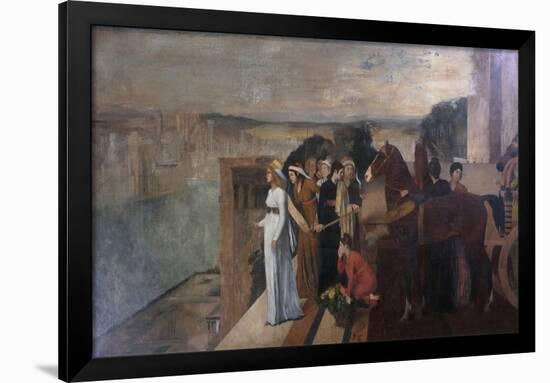 Semiramis Building Babylon, 1861-Edgar Degas-Framed Giclee Print