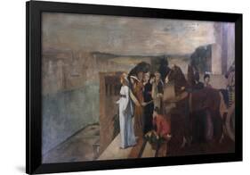 Semiramis Building Babylon, 1861-Edgar Degas-Framed Giclee Print