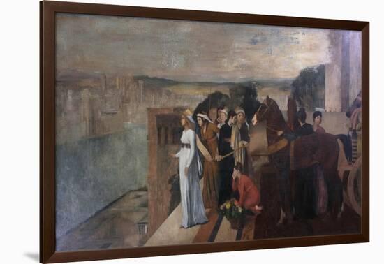 Semiramis Building Babylon, 1861-Edgar Degas-Framed Giclee Print