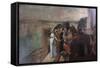 Semiramis Building Babylon, 1861-Edgar Degas-Framed Stretched Canvas