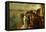 Semiramis Construisant Babylone, Semiramis Building Babylon (Assyrian Queen Sammu-Ramat)-Edgar Degas-Framed Stretched Canvas