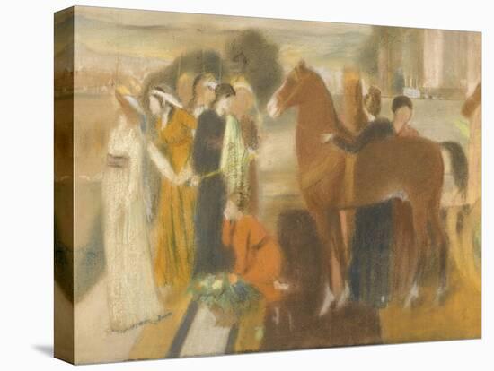 Sémiramis construisant Babylone-Edgar Degas-Stretched Canvas