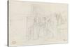 Sémiramis construisant Babylone-Edgar Degas-Stretched Canvas