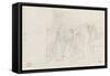 Sémiramis construisant Babylone-Edgar Degas-Framed Stretched Canvas