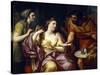 Semiramis Welcomes the News of the Revolt of Babylonian-Anton Raphael Mengs-Stretched Canvas