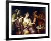 Semiramis Welcomes the News of the Revolt of Babylonian-Anton Raphael Mengs-Framed Giclee Print