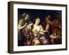 Semiramis Welcomes the News of the Revolt of Babylonian-Anton Raphael Mengs-Framed Giclee Print