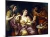 Semiramis Welcomes the News of the Revolt of Babylonian-Anton Raphael Mengs-Mounted Giclee Print