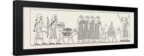 Semites Entering into the Nome of Mah, Egypt, 1879-null-Framed Giclee Print