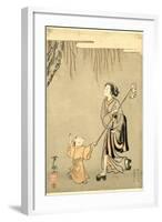 Semitori-Suzuki Harunobu-Framed Giclee Print