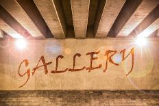 The Word Gallery Painted as Graffiti-Semmick Photo-Photographic Print