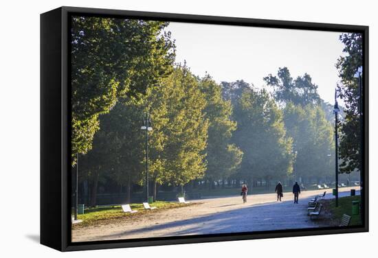 Sempione Park, Milan, Lombardy, Italy, Europe-Yadid Levy-Framed Stretched Canvas