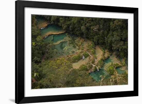 Semuc Champey Waterfalls, Guatemala, Central America-Colin Brynn-Framed Photographic Print