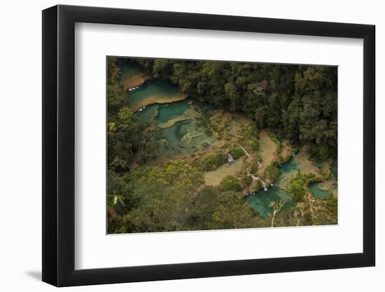 Semuc Champey Waterfalls, Guatemala, Central America-Colin Brynn-Framed Photographic Print