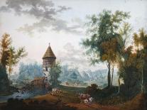 View of the Country Estate Sivoritsy, before 1792-Semyon Fyodorovich Shchedrin-Mounted Giclee Print