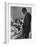 Sen. George Mcgovern Visiting Cesar Chavez-null-Framed Photographic Print