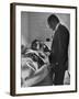 Sen. George Mcgovern Visiting Cesar Chavez-null-Framed Photographic Print