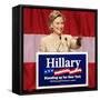 Sen. Hillary Clinton Addresses Supporters at the New York Women for Hillary Luncheon-null-Framed Stretched Canvas