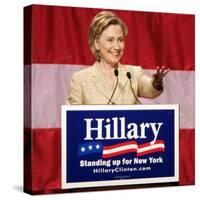 Sen. Hillary Clinton Addresses Supporters at the New York Women for Hillary Luncheon-null-Stretched Canvas