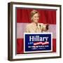 Sen. Hillary Clinton Addresses Supporters at the New York Women for Hillary Luncheon-null-Framed Photographic Print