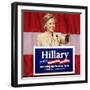 Sen. Hillary Clinton Addresses Supporters at the New York Women for Hillary Luncheon-null-Framed Photographic Print