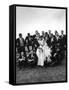 Sen. John F. Kennedy and His Bride Jacqueline Posing with 14 Ushers from Their Wedding Party-Lisa Larsen-Framed Stretched Canvas