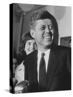 Sen. John F. Kennedy and His Wife-Ed Clark-Stretched Canvas